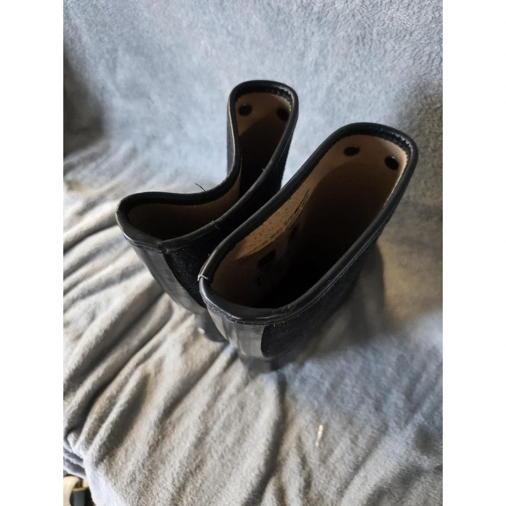 Hunter Arlen Rain Boots Mens 9 Black Mid Calf Waterproof Slip Resistant Rubber